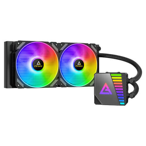 Antec SYMPHONY 240 - All-in-one liquid cooler - 12 cm - 72 cfm - Black