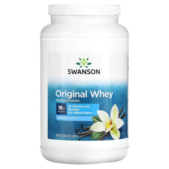 Original Whey Protein Powder, Vanilla, 2 lb 4.5 oz (1,035 g)