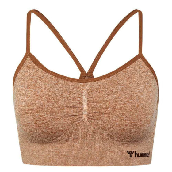 Топ спортивный женский Hummel CI Seamless Scrunch Sports Top