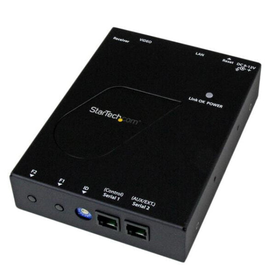 StarTech.com HDMI Video Over IP Gigabit LAN Ethernet Receiver for ST12MHDLAN - 1080p - 1920 x 1200 pixels - AV receiver - 100 m - Black