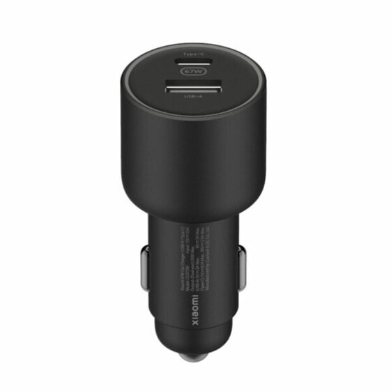 Универсальное USB-зарядное для авто + USB-C-кабель Xiaomi 43907 Чёрный 55 W