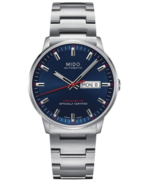 Часы Mido Commander II Stainless Steel Watch