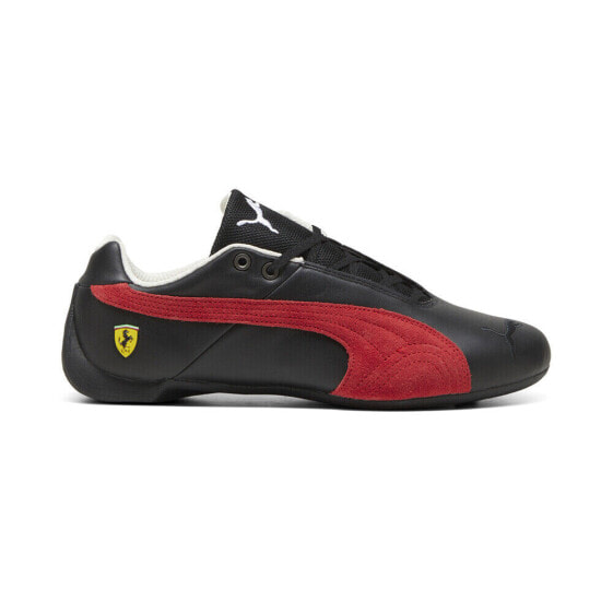 Puma Ferrari Future Cat Lace Up Mens Black Sneakers Casual Shoes 30858501