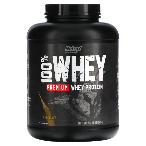 Сывороточный протеин Nutrex Research 100% Premium Whey Protein, Шоколад, 5 фунтов (2,272 г)