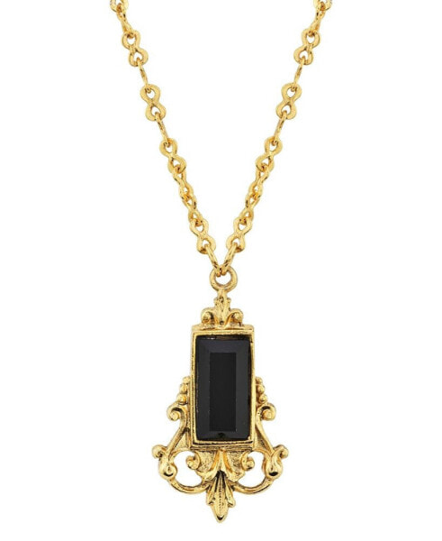 14K Gold-tone Pendant Necklace