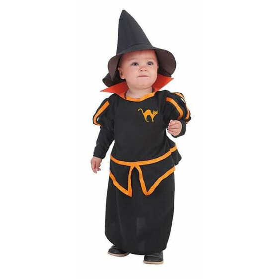 Маскарадные костюмы для младенцев Carol Ведьма 0-12 Months Чёрный (3 Предметы)