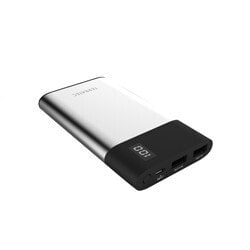 TerraTec P80 Slim - Black - Metallic - Mobile phone/Smartphone - Tablet - MP3/MP4 - GPS - E-book reader - Lithium Polymer (LiPo) - 8000 mAh - USB - 5 V