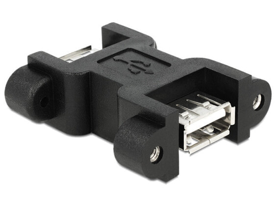 Delock 65559 - USB2.0-A - USB2.0-A - Black