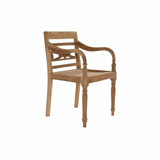 Садовое кресло DKD Home Decor Коричневый Тик 54 x 47 x 85 cm (54 x 47 x 85 cm)