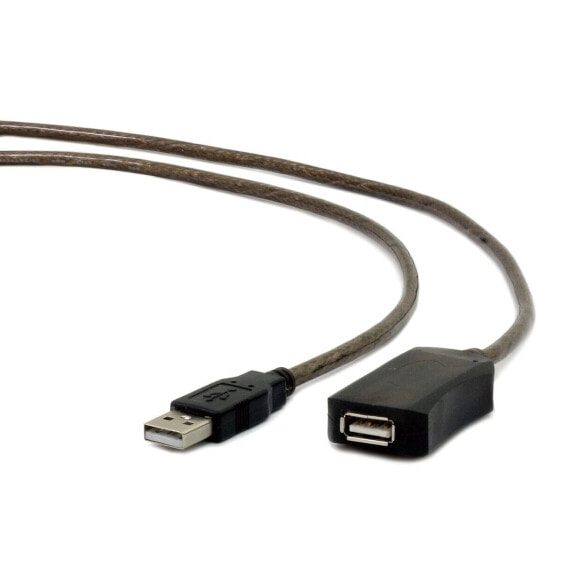 удлинительный USB-кабель GEMBIRD USB A/USB A M/F 5m Чёрный 5 m