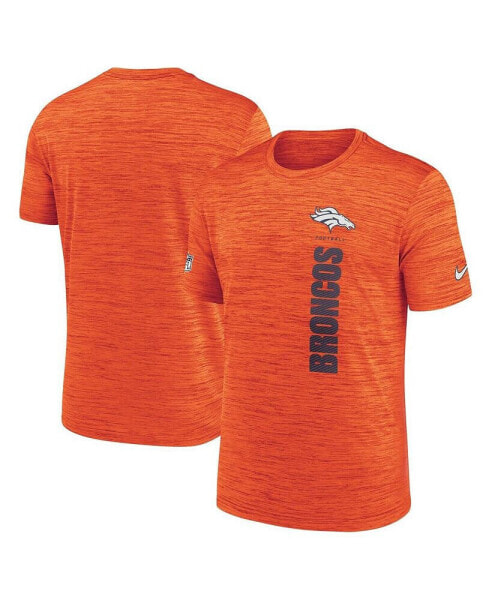 Men's Orange Denver Broncos 2024 Sideline Velocity Performance T-Shirt