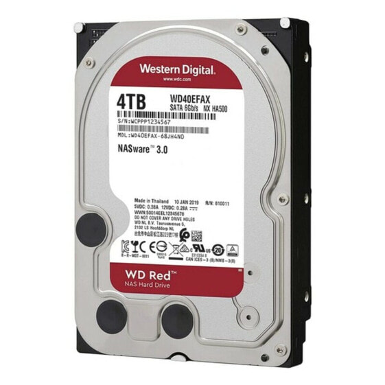 Жесткий диск Western Digital WD40EFAX 4 TB 5400 rpm 3,5" 4 Тб 4 TB SSD 3,5"