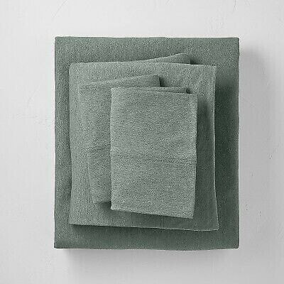 Full Lycocell Jersey Solid Sheet Set Sage Green - Casaluna