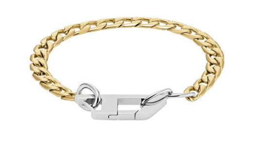 Stylish men´s gold-plated bracelet DX1437931
