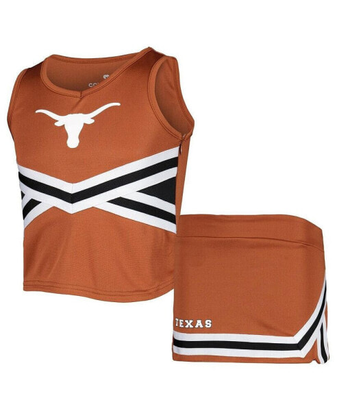 Big Girls Texas Orange Texas Longhorns Carousel Cheerleader Set