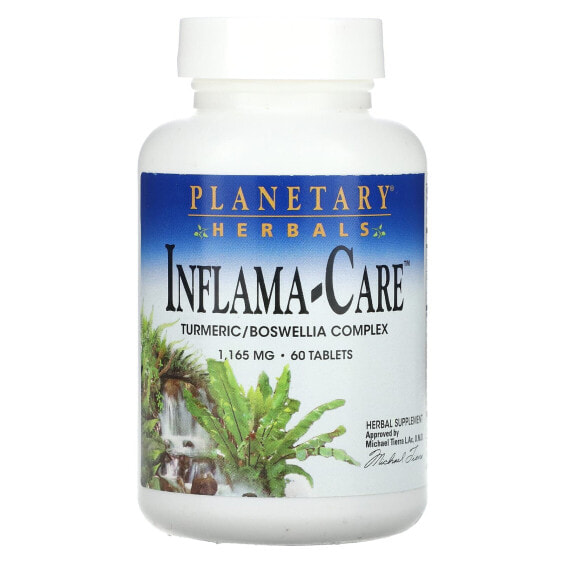 Planetary Herbals, Inflama-Care, 582,5 мг, 60 таблеток