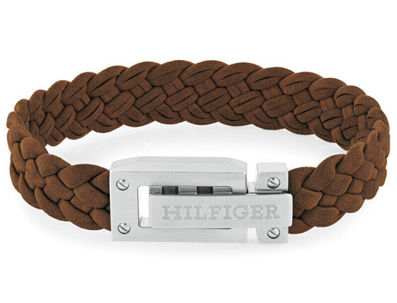 Браслет Tommy Hilfiger Brown Leather Man's Bracelet.
