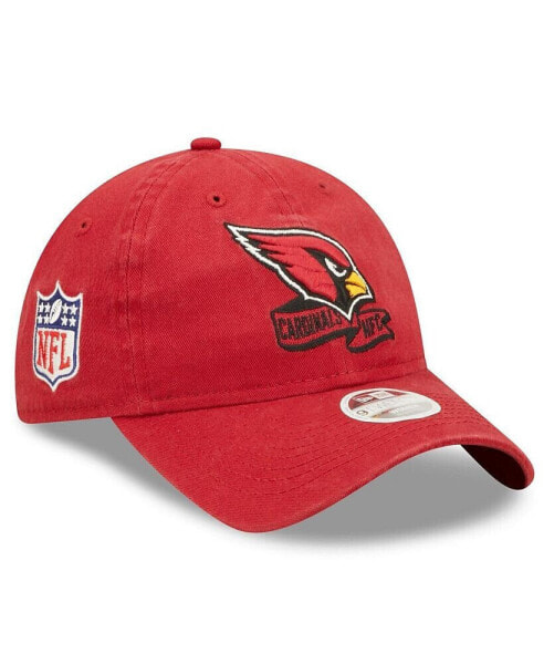 Women's Cardinal Arizona Cardinals 2022 Sideline Adjustable 9TWENTY Hat