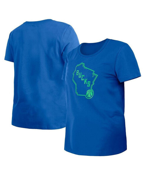 Women's Blue Milwaukee Bucks 2023/24 City Edition T-shirt