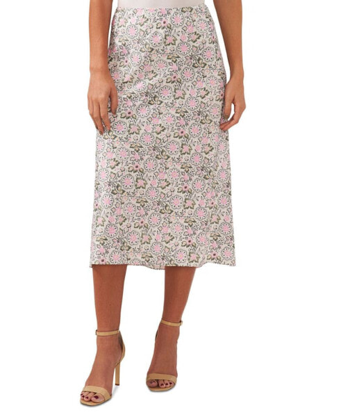 Юбка CeCe Floral Midi Slip