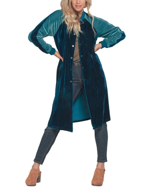 Paparazzi Stretch Velvet Duster Women's M