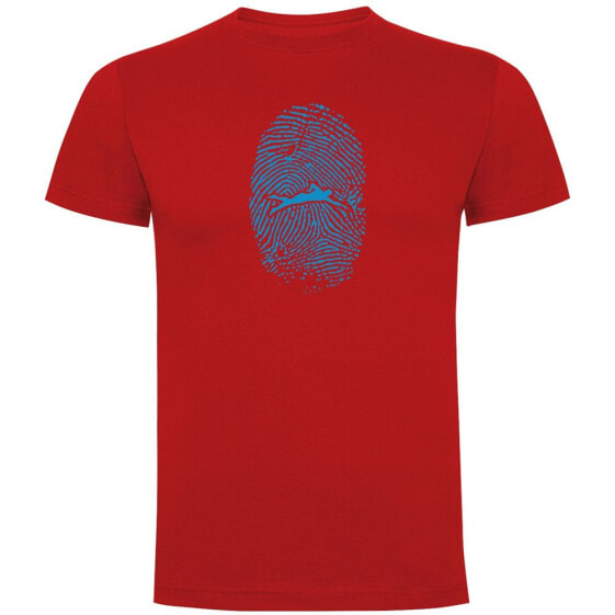 KRUSKIS Swimmer Fingerprint short sleeve T-shirt