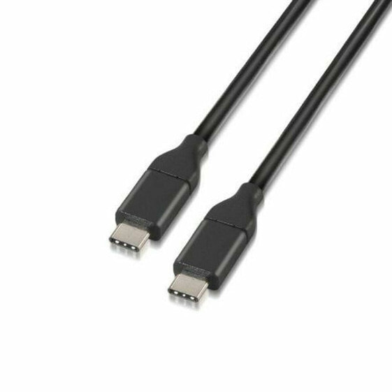 USB-C кабель 3.1 Aisens Чёрный 1 m
