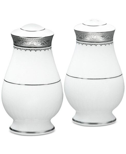 Odessa Platinum Salt & Pepper Shakers