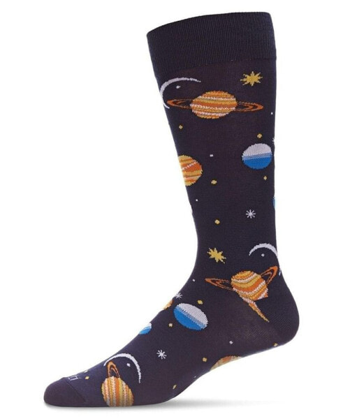 Men's Stellar Outerspace Novelty Crew Socks