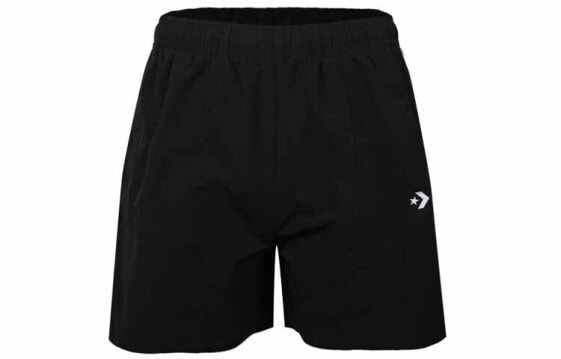 Шорты спортивные мужские Converse Logo Casual Shorts черного цвета