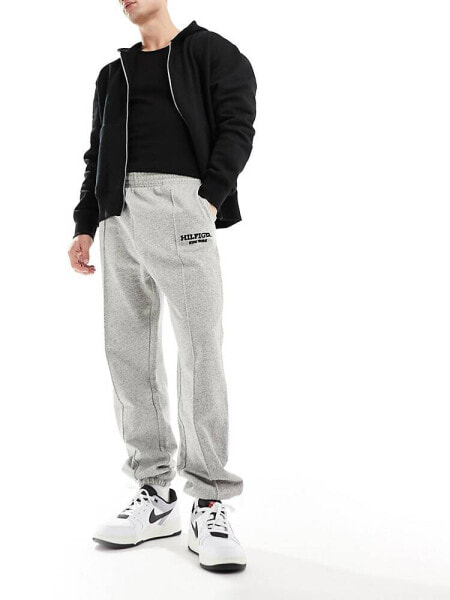 Tommy Hilfiger monotype joggers in dark grey