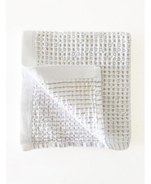 Полотенце домашнее Anaya Home белое из хлопка с крестиками - набор из 4 шт.