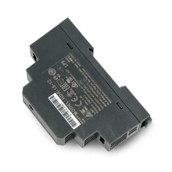 Блок питания MEAN WELL HDR-15-12 для DIN-рейки - 12V/1,25A/15W