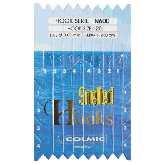 COLMIC N600 0.180 mm 200 cm tied hook