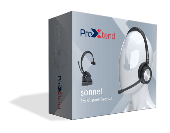 ProXtend Sonnet - Kopfhörer - Kopfband - Anrufe & Musik - Schwarz - Monophon - Answer/end call - Mute - Lautstärke + - Lautsärke -