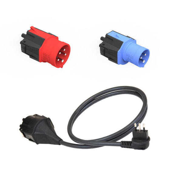 NRGkick Smart Attachment Set Standard, Socket adapter, Black, Blue, Red