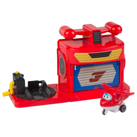 COLOR BABY Super Wings Jett´s Runway Toy Airplane Hangar