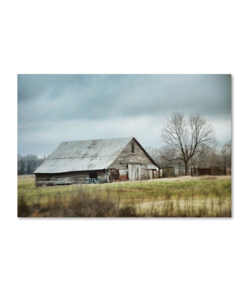 Jai Johnson 'An Old Gray Barn' Canvas Art - 47" x 30" x 2"