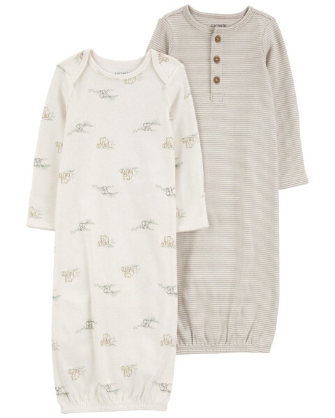 Baby 2-Pack Sleeper Gowns 3M