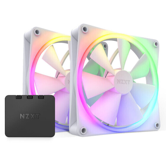 NZXT F140 PWM-Lüfter, 2er Pack inkl. Controller,weiß