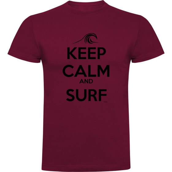 KRUSKIS Surf Keep Calm And Surf short sleeve T-shirt