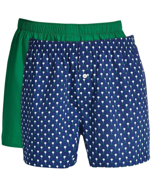 Men's 2-Pk. Regular-Fit Cotton Boxers, Created for Macy's