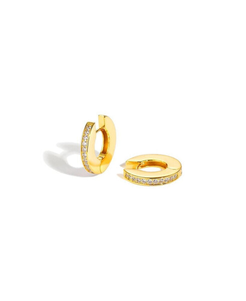 Adara Cubic Zirconia Hoop Earrings