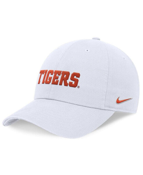 Men's White Clemson Tigers 2024 On-Field Club Adjustable Hat