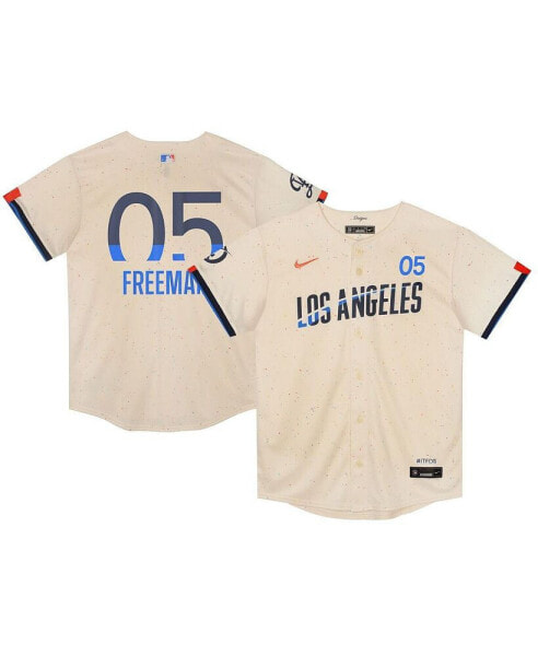 Preschool Freddie Freeman Cream Los Angeles Dodgers 2024 City Connect Limited Player Jersey