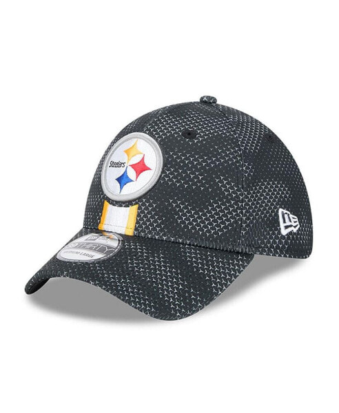 Men's Black Pittsburgh Steelers 2024 Sideline 39THIRTY Flex Hat