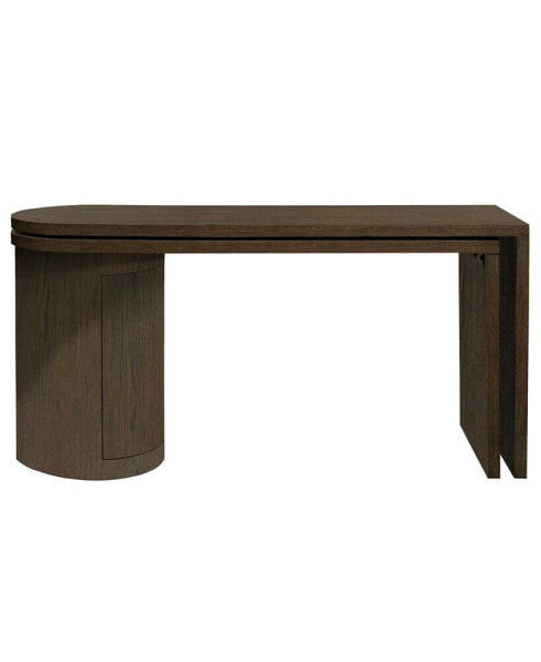 Rafferty 128" Wood 360 Degrees Swivel Desk