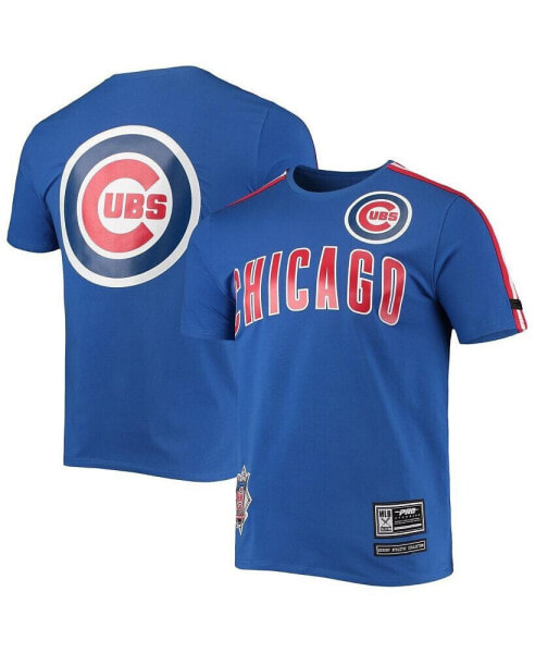Men's Royal Chicago Cubs Taping T-shirt