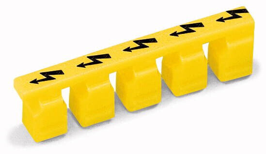 WAGO 283-415, Terminal block markers, 50 pc(s), Yellow