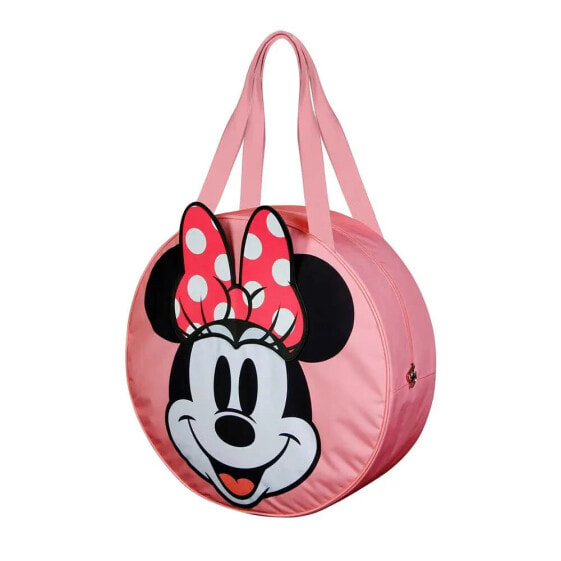 KARACTERMANIA Disney Minnie Mouse Face Jumbo Beach Bag